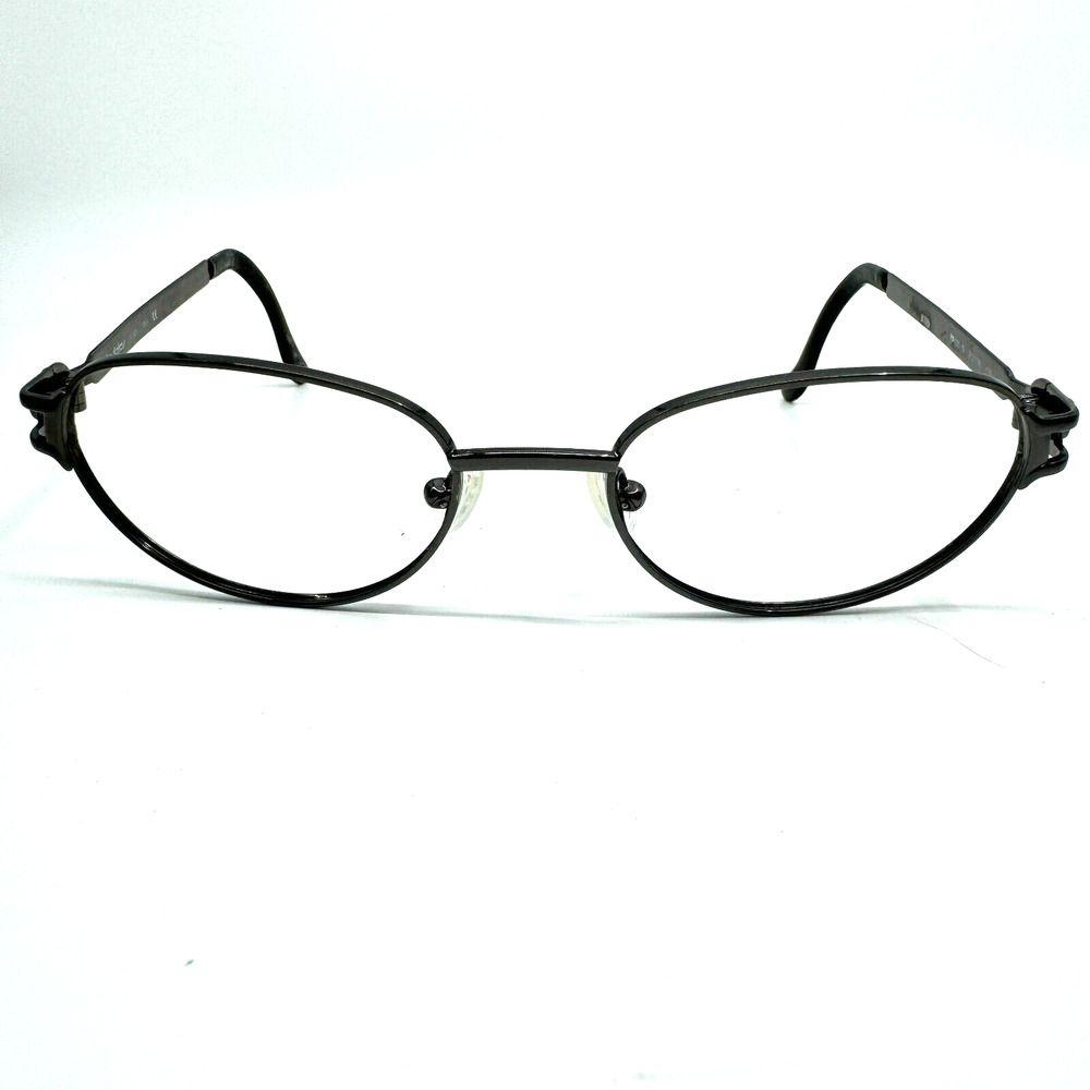 Vintage Byblos‎ b620- S Black Oval SunglassesFrames only 3121/36 135 H10078